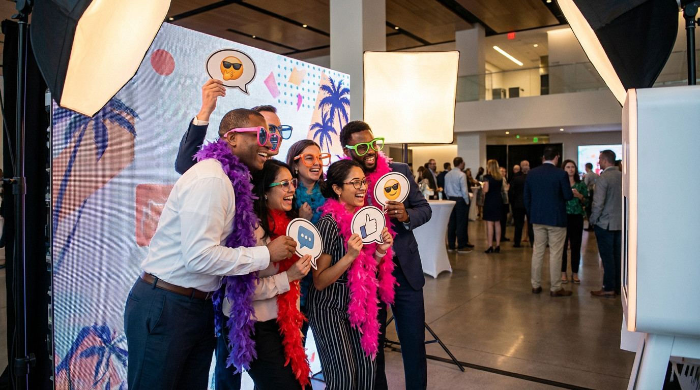 team building photobooth entreprise